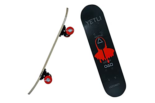 P PAYTAG Swipe KartKids Skateboard (Games)|23 Inch Maple Wood Skateboard For Kids Upto 5 Years|Recommended For Boys And Girls|Beginner, Black