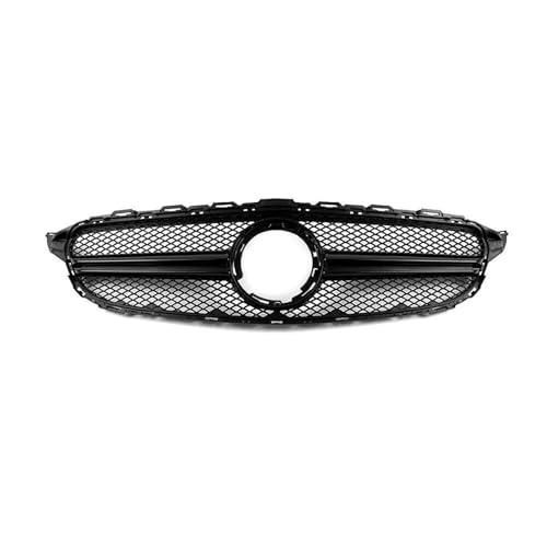 Calandre avant de voiture noire pour look sportif Mercedes Classe C W205 C43 AMG