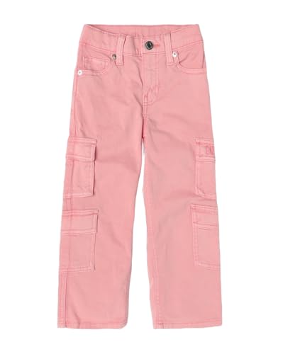 Image of GAP Kids Girl Straight Fit Mid Rise Clean Washed Pants