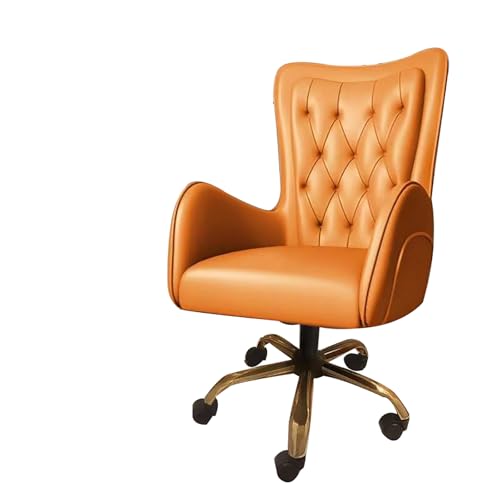 Genérico Silla de Maquillaje giratoria elevable con Respaldo, Taburete Tipo sofá, Silla de Oficina, Asiento cómodo para Dormitorio o Estudiante,B