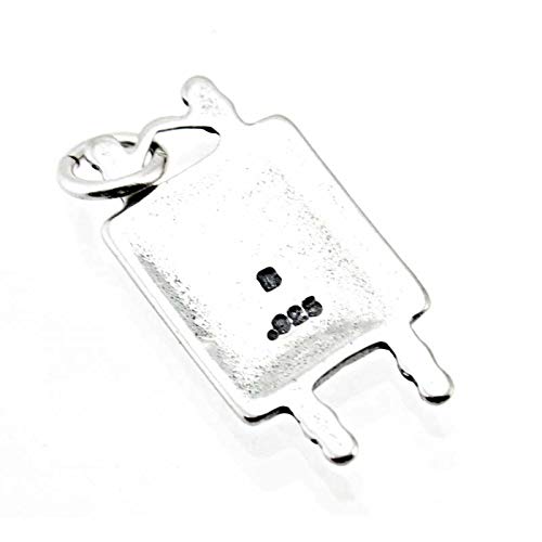 Torah Judaic Hebrew Scroll with Jewish Star of David 925 Solid Sterling Silver Charm Pendant Traditional Bracelet Crafting2