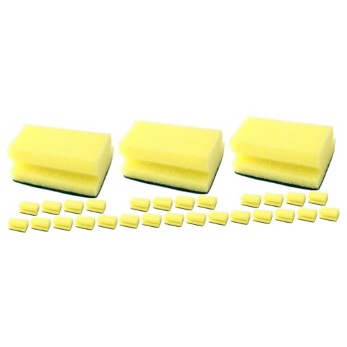 MAGICLULU 3 Series Limpieza De Esponjas Pequeño Limpiador Depuración Largo Almohadilla Y Esponja De Cocina Esponja De Plato Reutilizable Esponja De Limpieza Dish Cleaning Sponge 10 Piezas*3