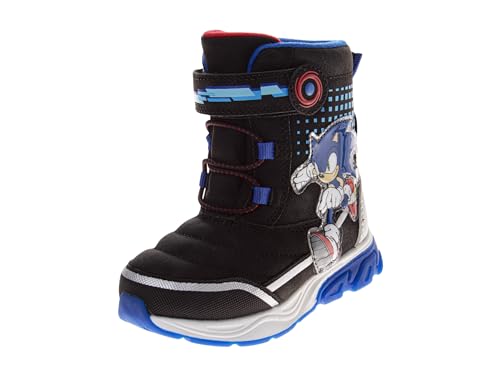 Disney Mickey Mouse Toy Story Cars Snow Boots - Kids Water Resistant Winter Boots (Toddler/Little Kid)