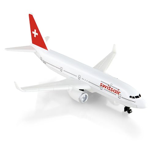 HANGHANG 1/400 Swiss Plastic Airplane Model Suitable for Collections and Display