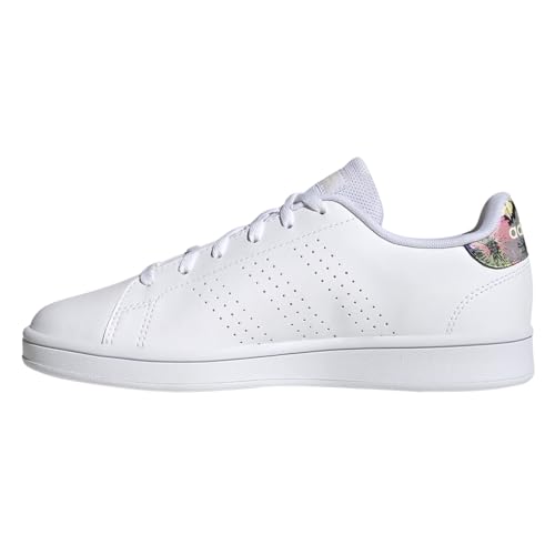 Image of adidas Womens Advantage Lace Up Sneakers Shoes Casual - White