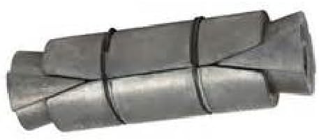 (100) 1/4" Double Expansion Anchors Zinc Alloy
