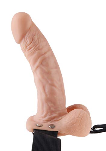 Pipedream Products Fetish Fantasy Hollow Strap On With Balls, Flesh, 7 Inch, 1 Pound #TOP2