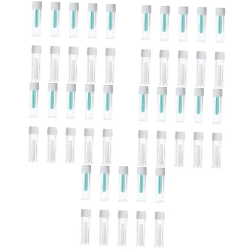 Healeved Lot De 5 Outils De Retrait De Lentilles Rigides 10 Inserts En Silicone Design Compact Facile À Transporter Pour Le Soin Des Yeux 10 Pièces X 5