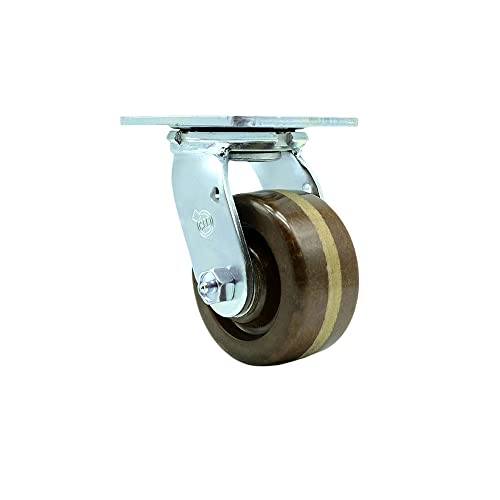 4 Inch High Temp Phenolic Wheel Swivel Caster with Roller Bearing