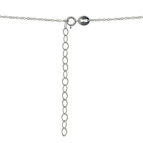 Anklets For Women Sterling Silver Cubic Zirconia Station Dainty Cz Chain Anklet, 9 Inches #TOP1