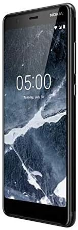 Nokia 5.1 5.5-Inch Android UK Sim-Free Smartphone with 2GB RAM and 16GB Storage (Single Sim) - Black (Renewed)