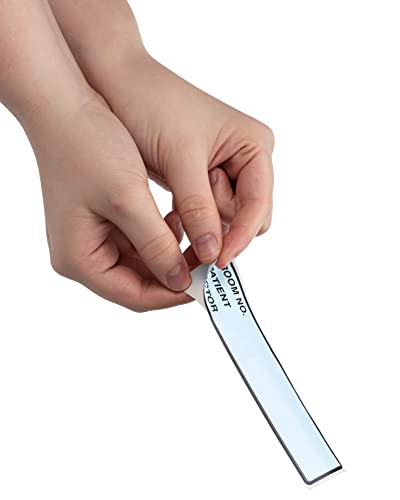 Image of Carstens Patient I.D. Adhesive Medical Chart Labels for 1.5 inch - 4 inch Ring Binder Spines - Pre-Printed Sticker Labels (Room No. / Patient /Doctor), 5 3 /8 inch x 1 3 /8 inch, Sky Blue, Roll of 200