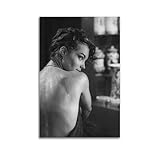 RedMush Poster acteur Romy Schneider (29) sur toile   Décoration pour chambre à coucher, bureau, chambre   Cadeau sans cadre   20 x 30 cm