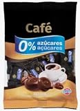 Caramelle al Caffè 0% Zuccheri, Caramelle Dure Senza Zucchero, 90g. Pack de 4
