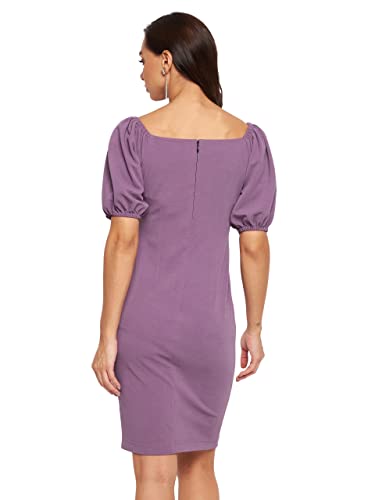 Image of Miss Olive Women's Polyester Bodycon Knee-Length Dress