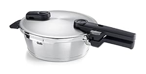 Fissler Vitaquick Premium/Schnellbratpfanne (2,  L, Ø 22 cm) Edelstahl-Schnellkochtopf, 2-Garstufen, Made in Germany - Induktion