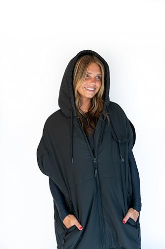IGLU Outfitters Wearable Sleeping Bag Long Puffer Jacket Stadium Sack Camping Sports Stadiums Poncho Blanket miniatura 2
