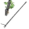 Signstek Stand Up Weed Puller, Heavy Duty Weeding Tool with 4 Claw Steel Head, Metal Long Handle Weeder Tool, Manual Weed Remover for Patio Garden and Lawn, Without Bending, or Kneeling