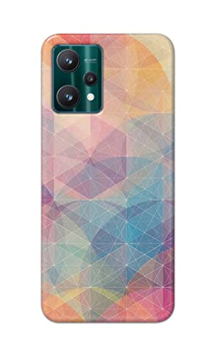 Image of Printed Hard Back Cover Case for Realme 9 Pro 5G Back Cover (Crumpled Paper Design) -1803
