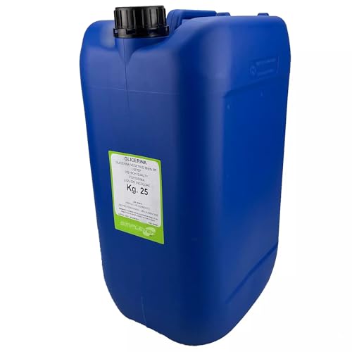 SIMPLETEK - 25 kg Kanister Glycerin 99,8% PF pflanzlich Glycerol Kosmetik feuchtigkeitsspendend für Lebensmittel | ca. 20 l Dichte 1,26 g/cm3