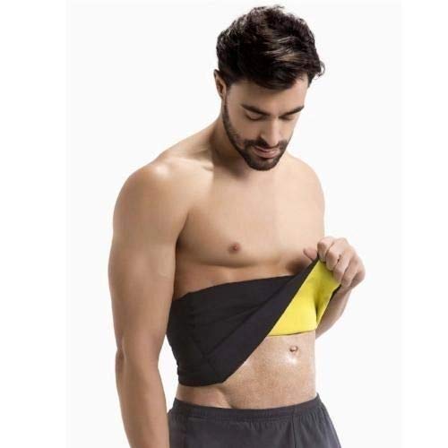 Cinta Neoprene Abdominal Queima Gordura Hot (C12) Cor:Preto;Tamanho:M