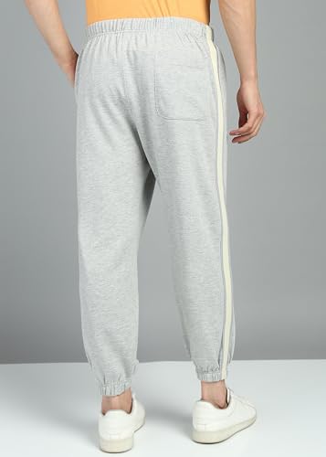 Image of Alan Jones Clothing Men's Mid Rise Side Stripe Joggers Sweatpants