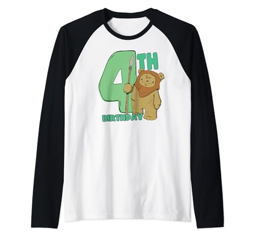 T-shirt Ewok Star Wars 4 ans : le maillot raglan parfait pour jouer