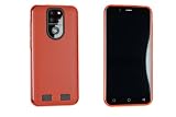 caseroxx TPU-Custodia per PEAQ PSP 500, rosso