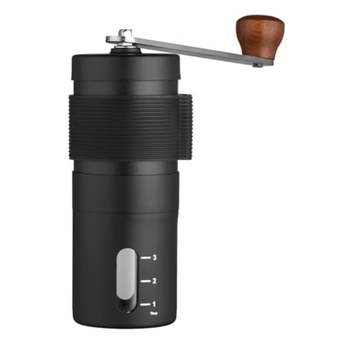 Molinillo de café manual ajustable para evitar el sabor quemado del grano 2