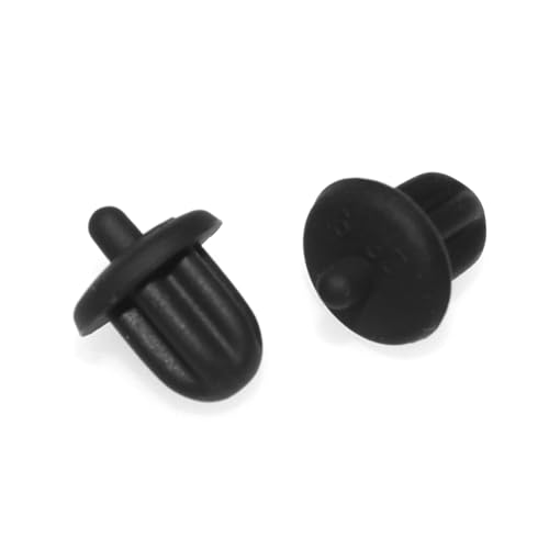 15 PCS Tapones de Goma para Puerto Jack 6.35mm Negro miniatura 2