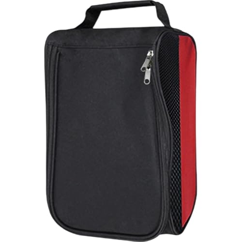 Tsffae Bolsa para Zapatos De Golf, Transpirable, Grande, Portátil, con Cremallera, Ideal para Deportes, Viajes, Gimnasio Y Actividades Aire Libre.