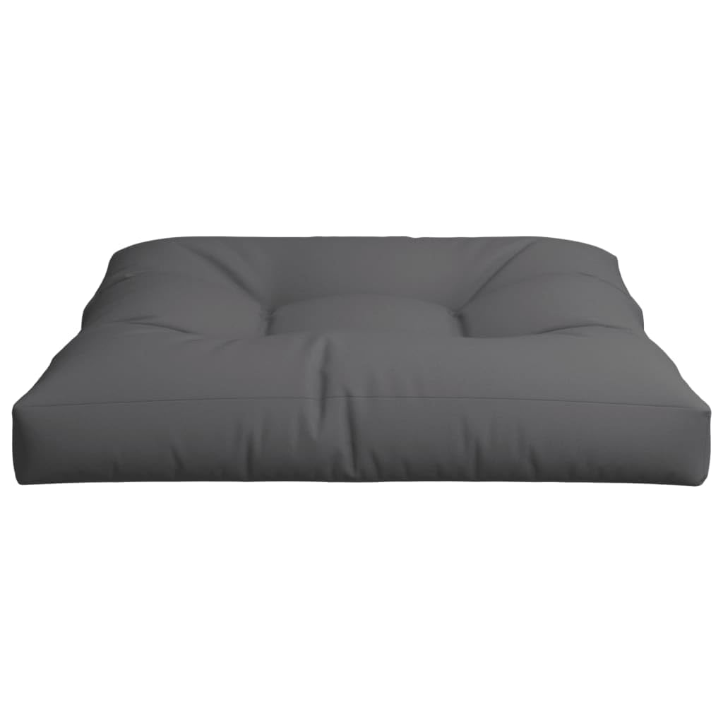 vidaXL Palettenkissen Anthrazit 80x80x12 cm Stoff