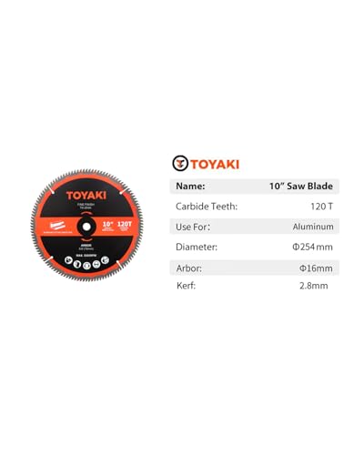 TOYAKI 10-Inch 120T Aluminum Blade