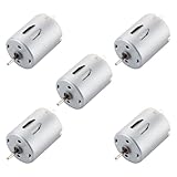 XYRSTOLR 5Pcs DC Motor 3-12V Motor Electric Motor 280 Motor Micro Mini Motor Hobby Motor for RC Car Boat Airplane Toys DIY Hobby Science Project
