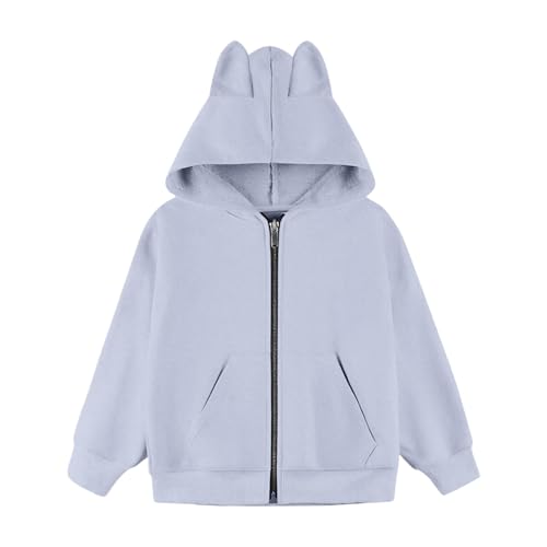 Hoodies for Teen Girls Zip Up Fashion Cute Cat Ear Soft Fall