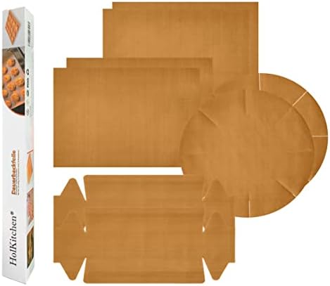 Zestaw 2 folii do pieczenia, papier do pieczenia, forma do pieczenia, papier do pieczenia, wielokrotnego użytku, odporny na wysokie temperatury, z powłoką zapobiegającą przywieraniu, nadaje się do mycia w zmywarce (zestaw 2