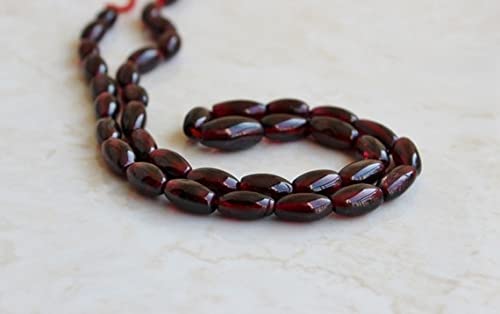 Garnet Gemstone Briolette de 8.5-10mm perle de grenat naturel pour enfilage collier