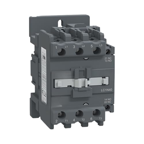 Contacteur industriel LC1N40 a contacts robustes 1NO 1NC 40A