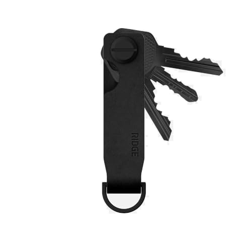 Image of The Ridge Key Organizer - Compact Metallic Key Holder, Minimalist Innovative Keyholder, Smart Keychain Secures 2-6 Keys