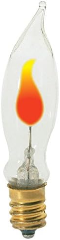Satco S3661 3W 120V CA5.5 Clear E12 Candelabra Base Incandescent bulb by Satco