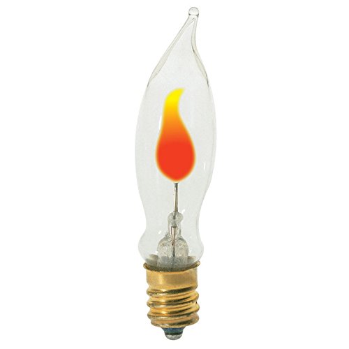 Satco S3661 3W 120V CA5.5 Clear E12 Candelabra Base Incandescent bulb by Satco