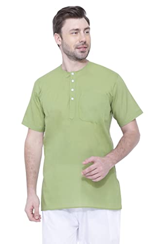 Image of Rajubhai Hargovindas Mens Casual Cotton Straight Kurta