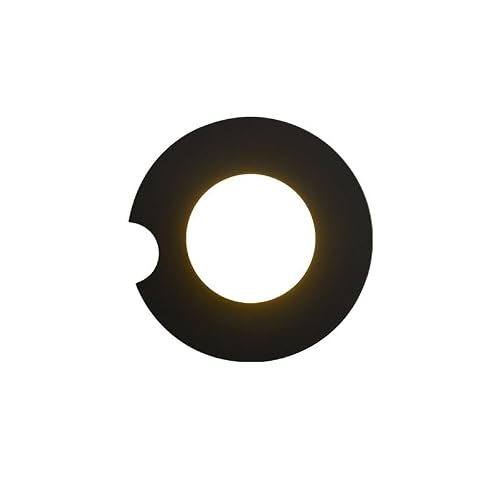 HUAYUSEDF Modern Simple Wall Sconce Living Room Creative Lights Backdrop Lamp Corridor Bedroom Light Lighting Fixtures (Gold 2)(Black 2)