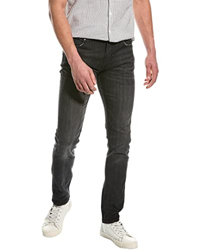 7 For All Mankind Mens Paxtyn Como Skinny Jean, 34, Black #TOP26