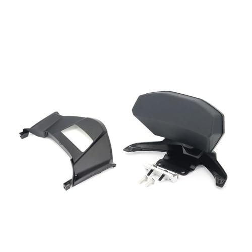 Siège passager arrière moto dossier haut de gamme coussin AK550 noir