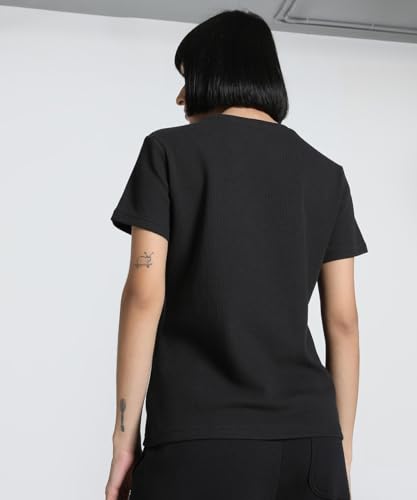 Image of Puma Women's Solid Regular Fit T-Shirt