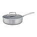 ZWILLING Clad CFX Edelstahl-Keramik-Sautepfanne mit Antihaftbeschichtung 3-qt edelstahl