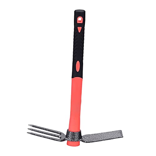 BLWOTMOR Azadón de Jardín Desmalezador Cultivador Manual Doble Extremo Acero al Carbono Mango Ergonómico Adecuado para Uso en Montañismo Supervivencia, Estilo b