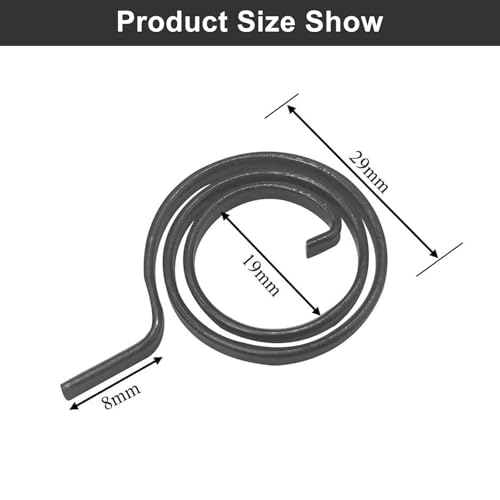 TUKNN Türgrifffedern, Türgriff-Federn, Türgriff Ersatzfedern, Türgriff-Feder-Reparatur-Set, Türgriff Federn Reparatur, 2,5 Windungen, für Hause Hotel Restaurant Türdrücker Türklinke, 10 Stück