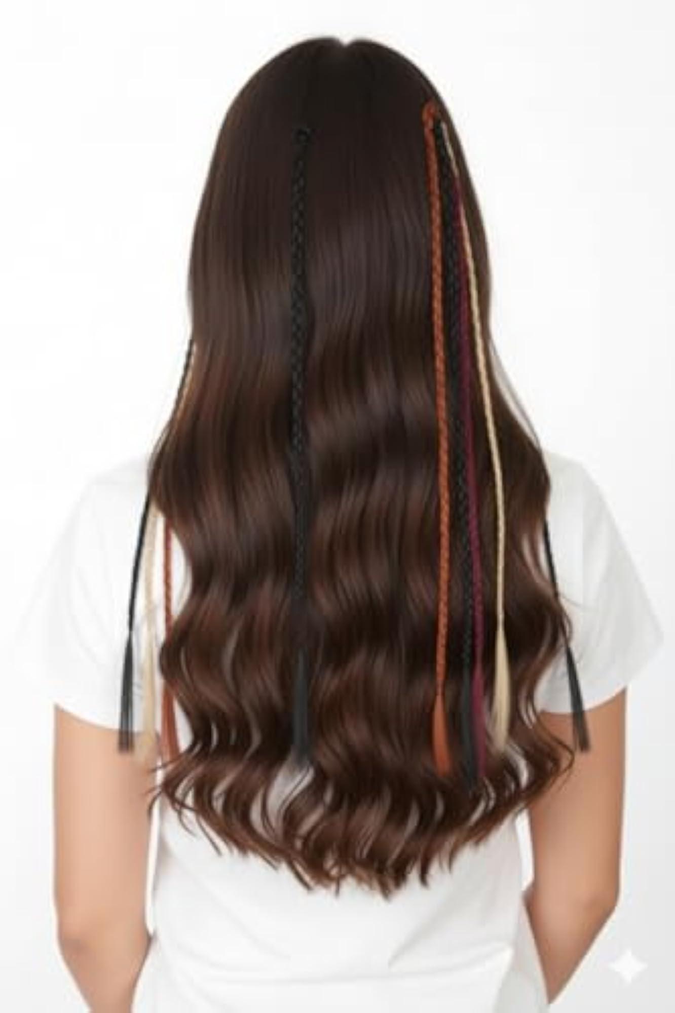 Boho Hair Braid Extensions for Women and Girls, Colorful